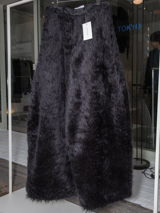 Marusho AW25 Statement Synthetic Fur Pants