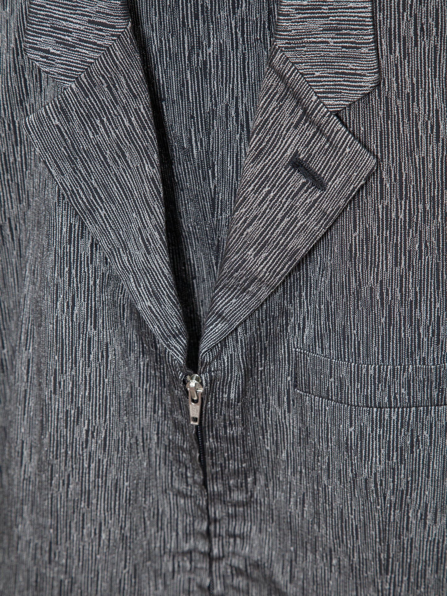 Front Zip All-Over Print Comme des Garçons AD2000 Tailored Jacket