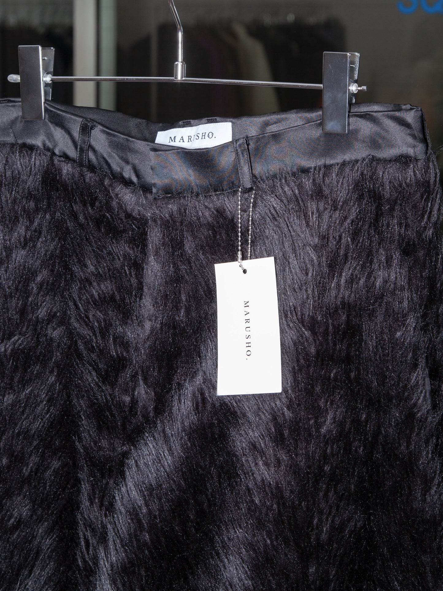 Marusho AW25 Statement Synthetic Fur Pants